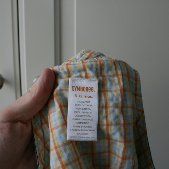 2/$20 Baby boy Gymboree overall shorts 6-12 months - Picture 13 of 14